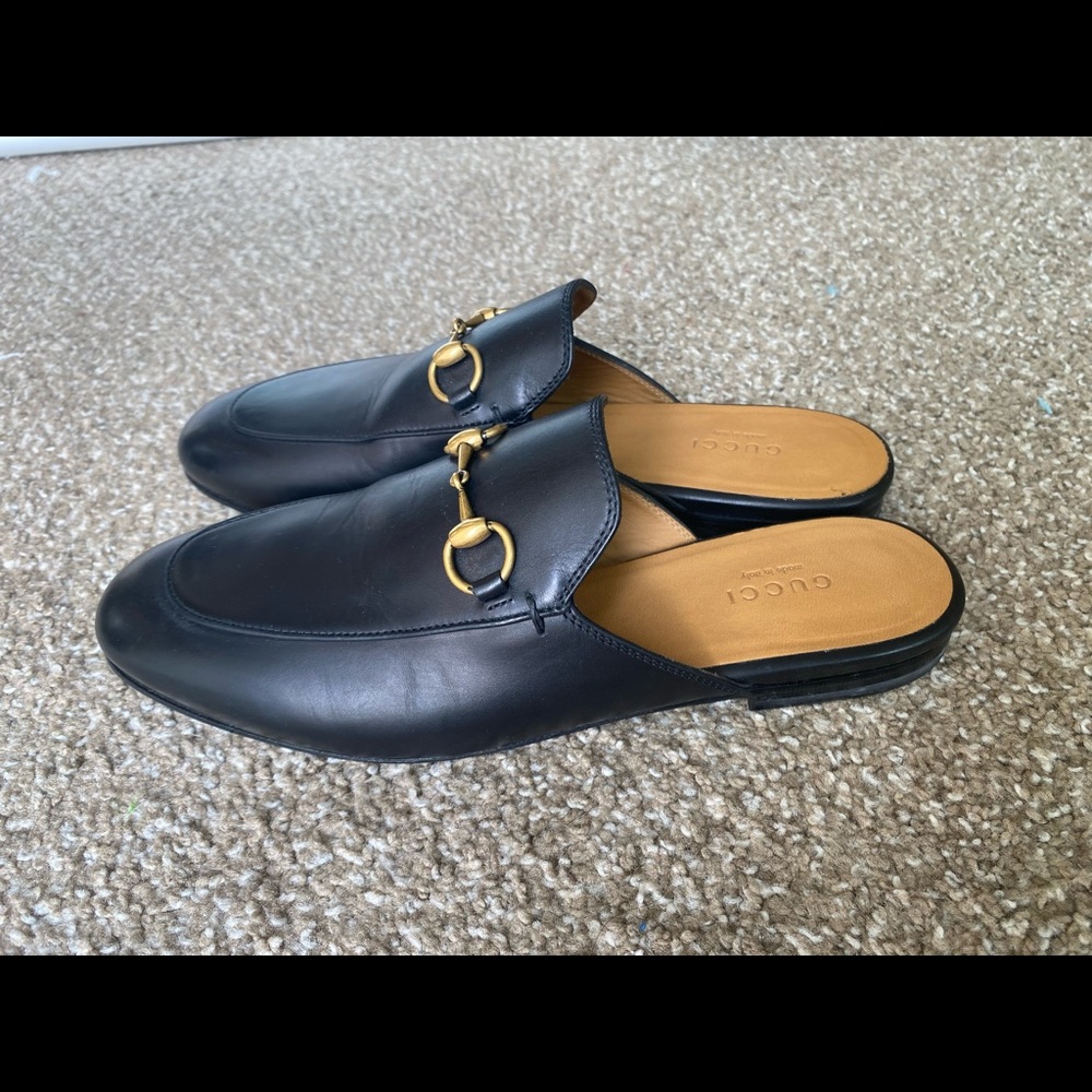 Gucci Princetown leather slipper